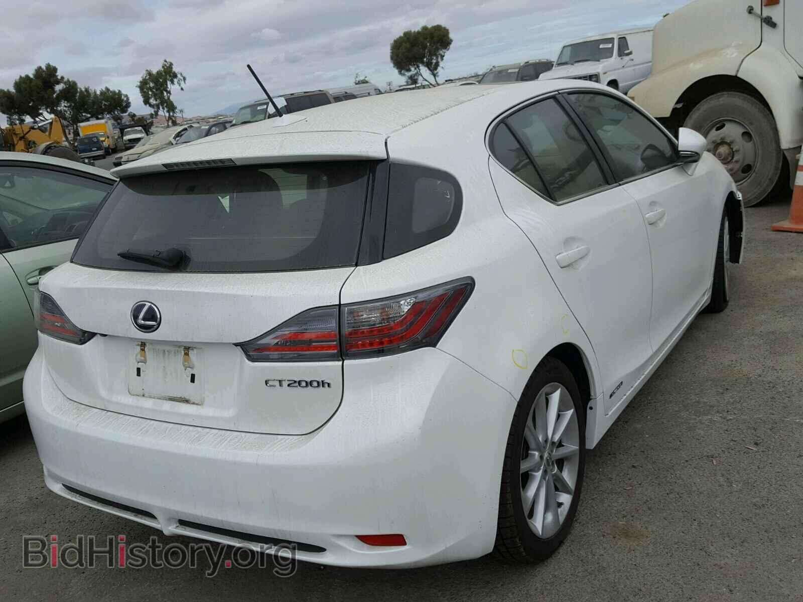 2013 LEXUS CT 200 - VIN: JTHKD5BHXD2123696 - Фото 4