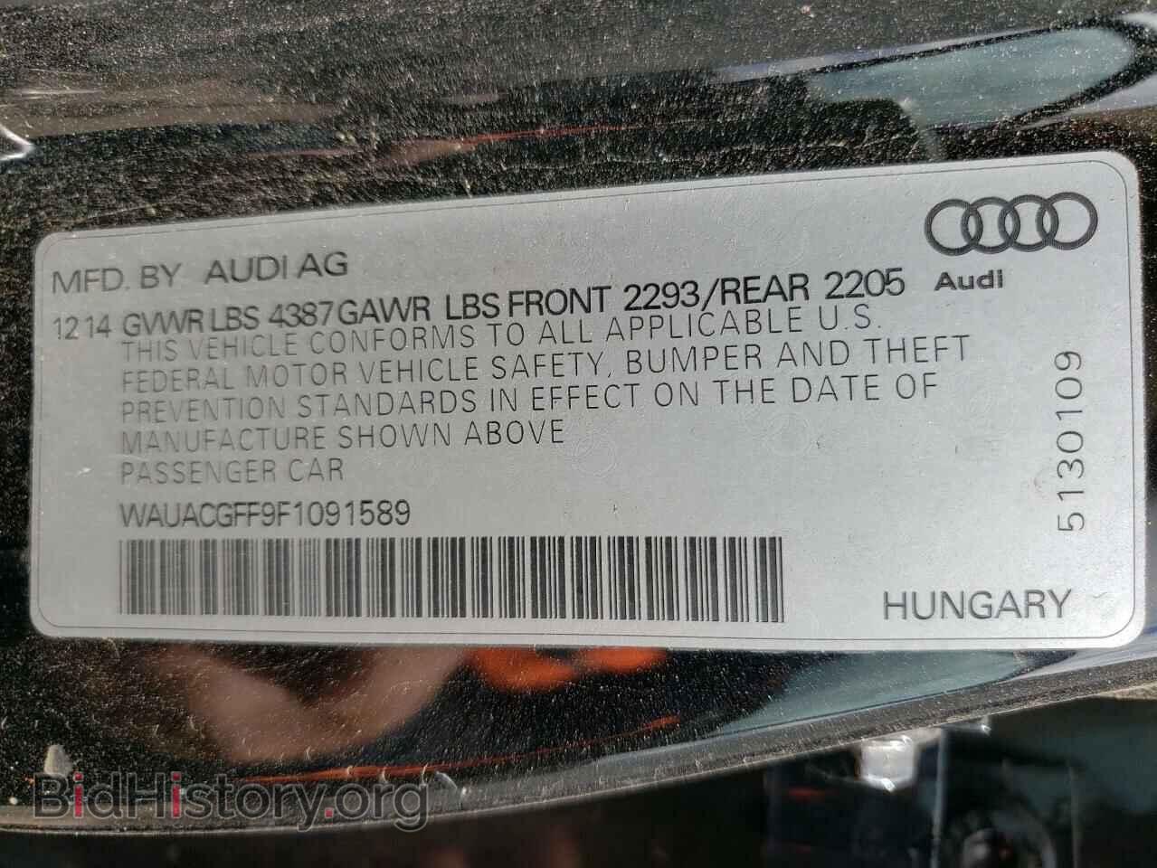 2015 AUDI A3 - VIN: WAUACGFF9F1091589 - Photo 10