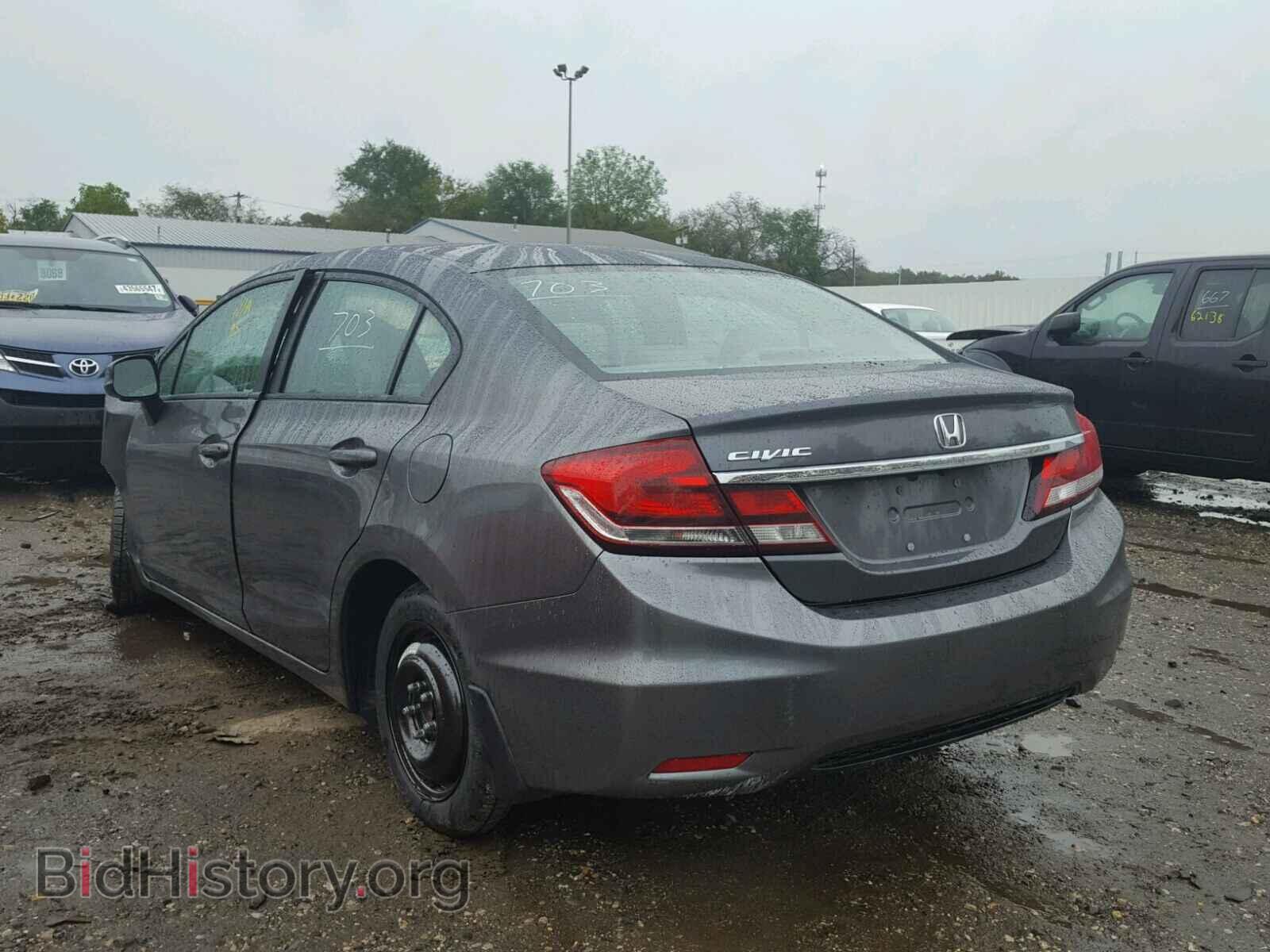 2013 HONDA CIVIC - VIN: 2HGFB2F55DH551692 - Фото 3