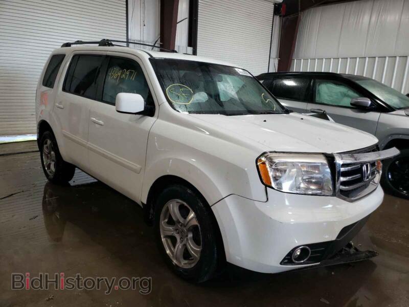 2014 Honda PILOT Pilot EXL (VIN 5FNYF4H58EB014407) — фото 1 из 10, Copart, повреждение: передняя часть