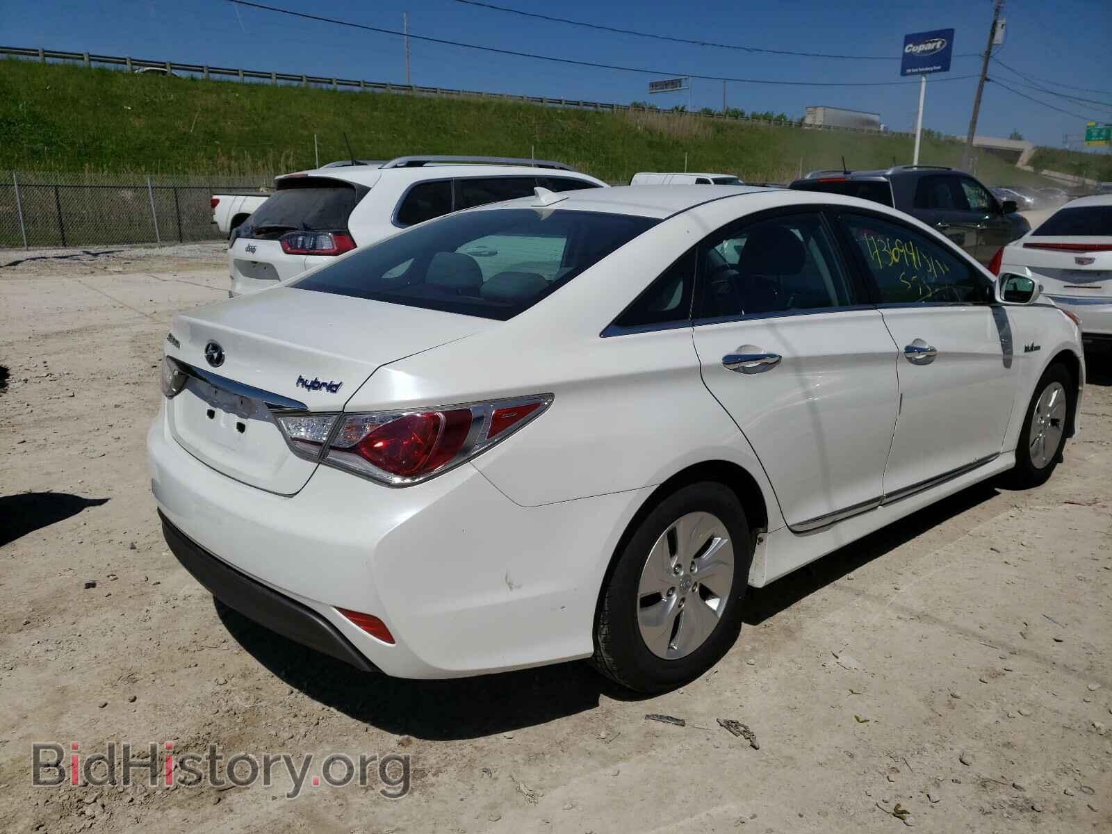 2014 HYUNDAI SONATA - VIN: KMHEC4A48EA114959 - Фото 4