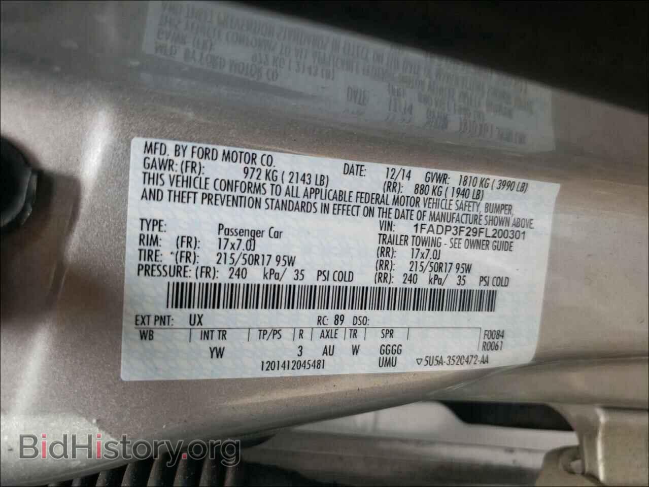 2015 FORD FOCUS - VIN: 1FADP3F29FL200301 - Photo 10