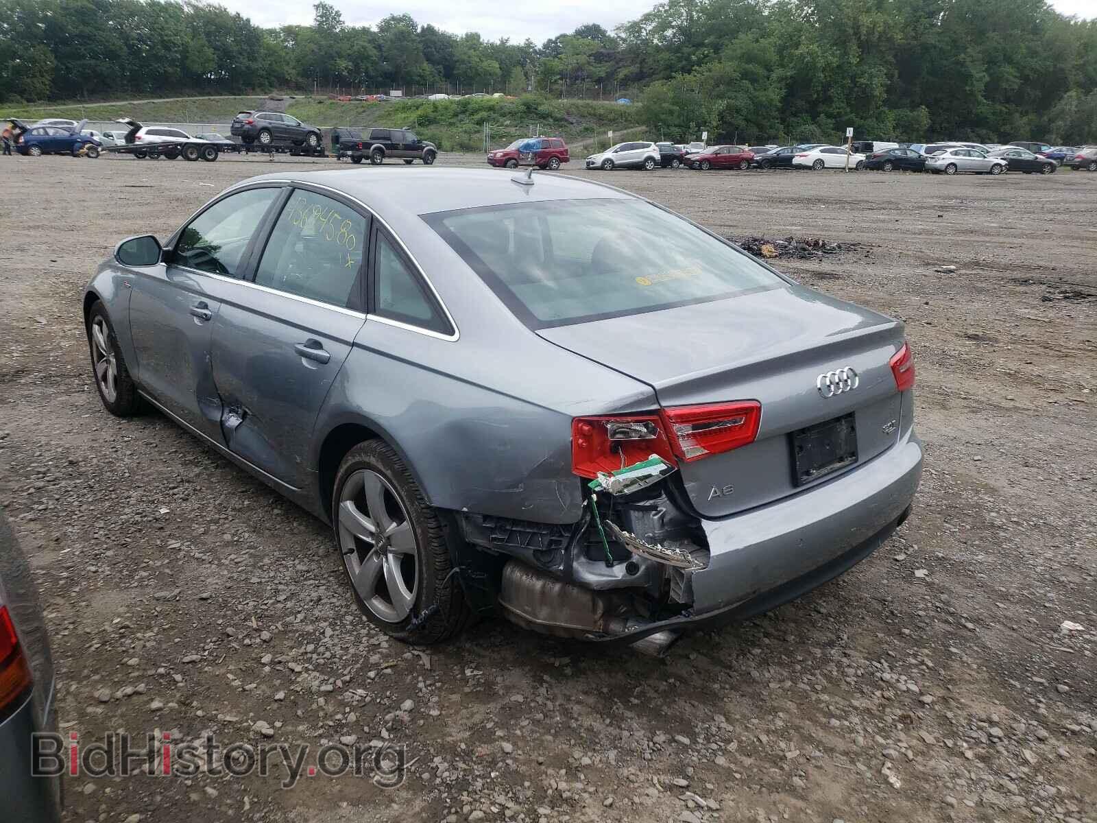 2012 AUDI A6 - VIN: WAUGGAFC9CN048618 - Фото 3