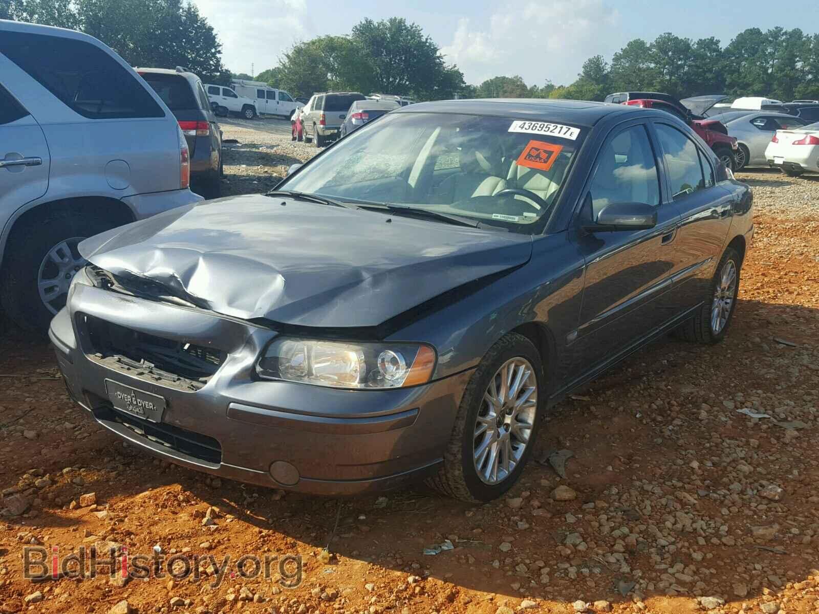 2006 VOLVO S60 - VIN: YV1RS547662542085 - Фото 2