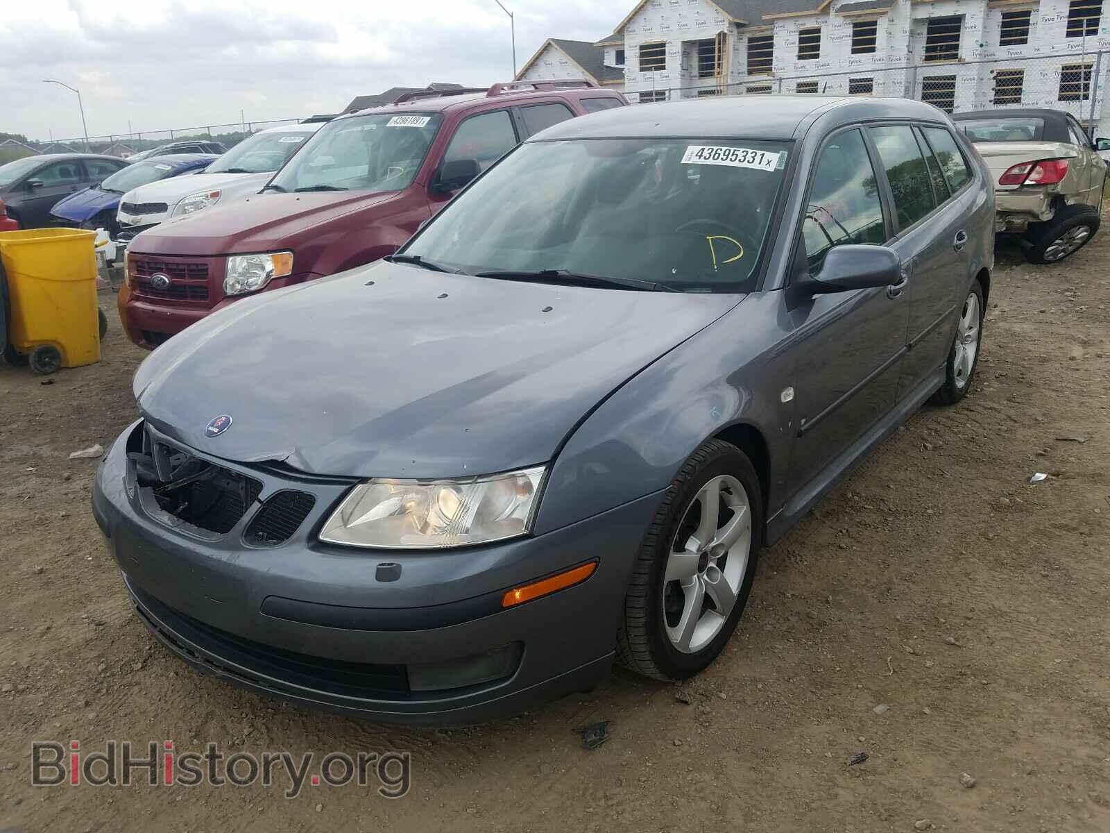 2007 SAAB 9 3 - VIN: YS3FD56Y871115516 - Фото 2