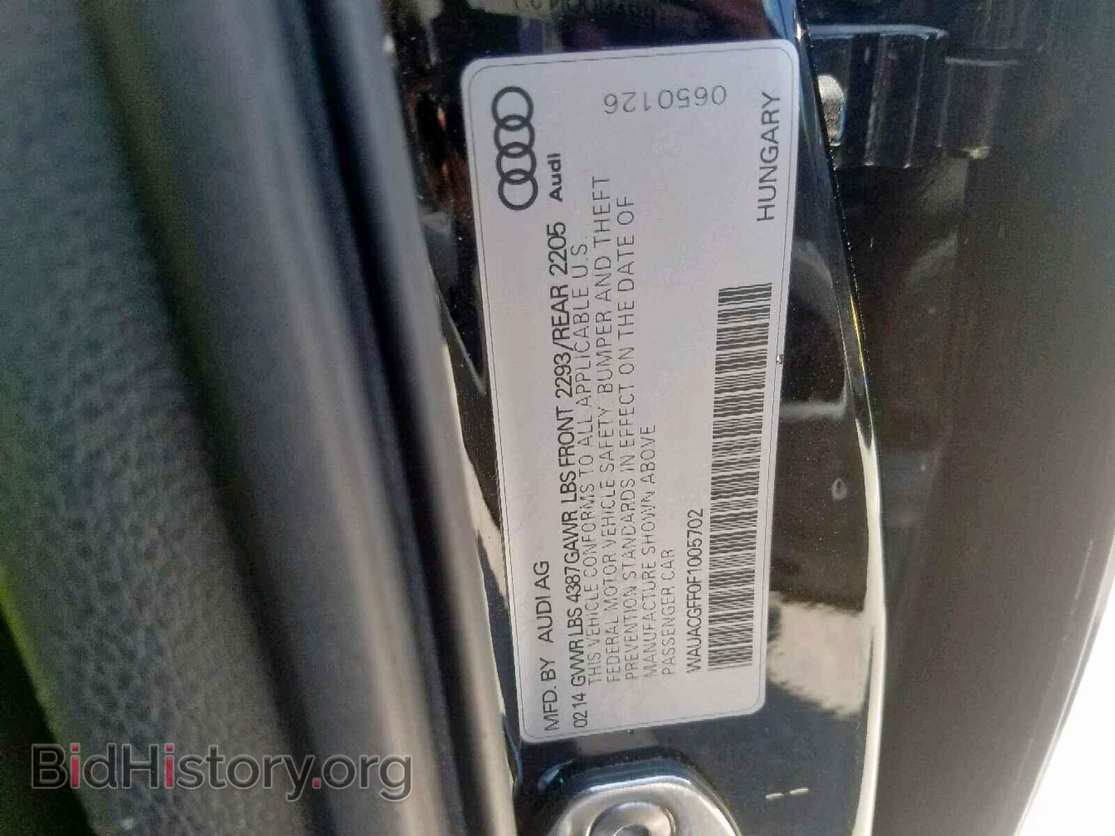 2015 AUDI A3 - VIN: WAUACGFF0F1005702 - Фото 10