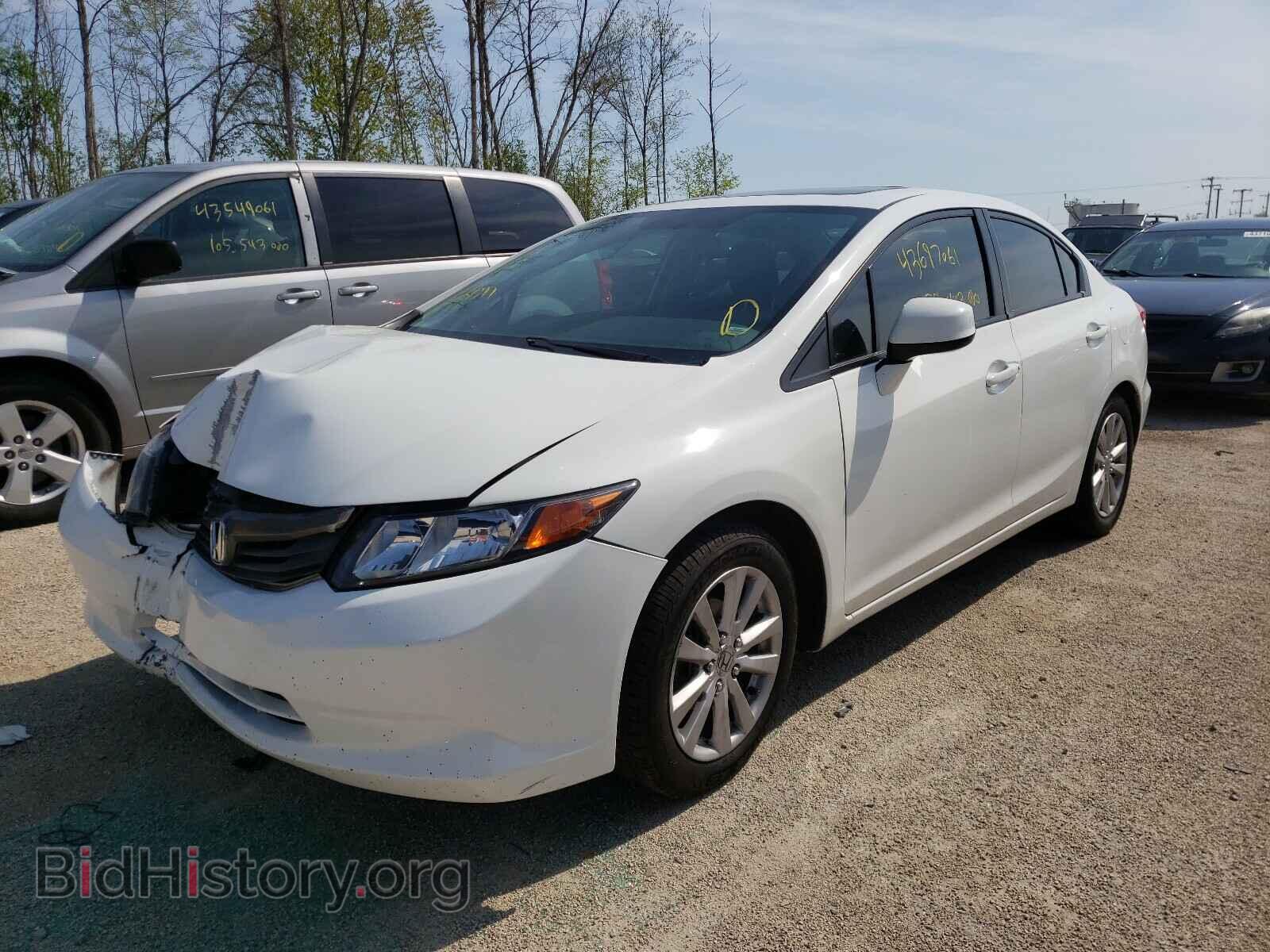 2012 HONDA CIVIC - VIN: 2HGFB2F96CH522459 - Фото 2