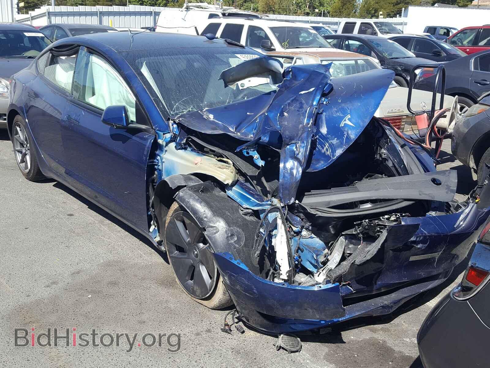 Photo 5YJ3E1EA3MF878826 - TESLA MODEL 3 2021