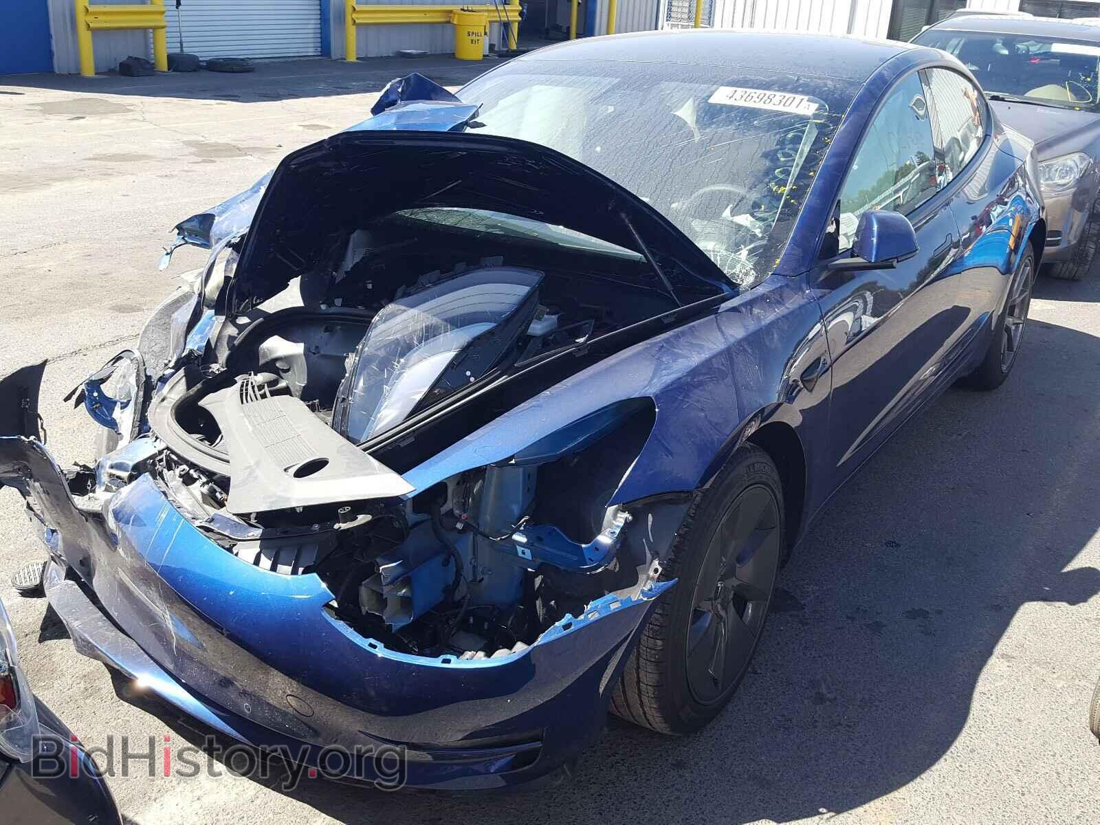 2021 TESLA MODEL 3 - VIN: 5YJ3E1EA3MF878826 - Фото 2