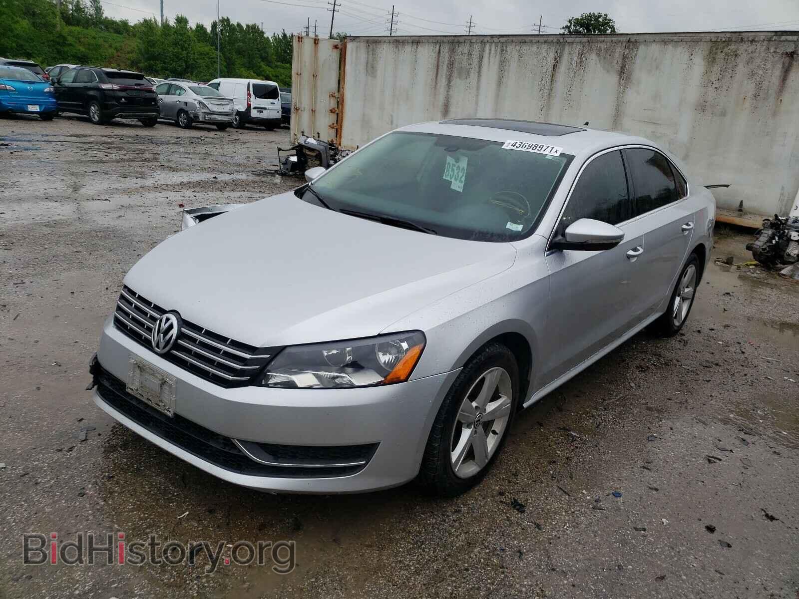 2012 VOLKSWAGEN PASSAT - VIN: 1VWBN7A37CC066332 - Фото 2