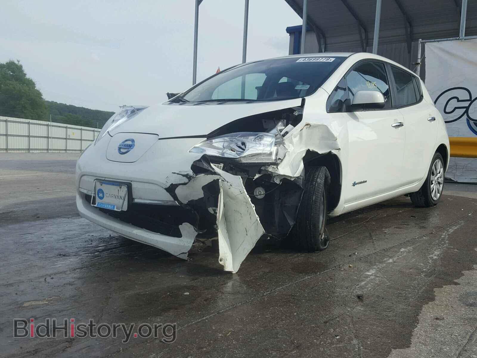 2015 NISSAN LEAF - VIN: 1N4AZ0CP3FC308103 - Фото 2