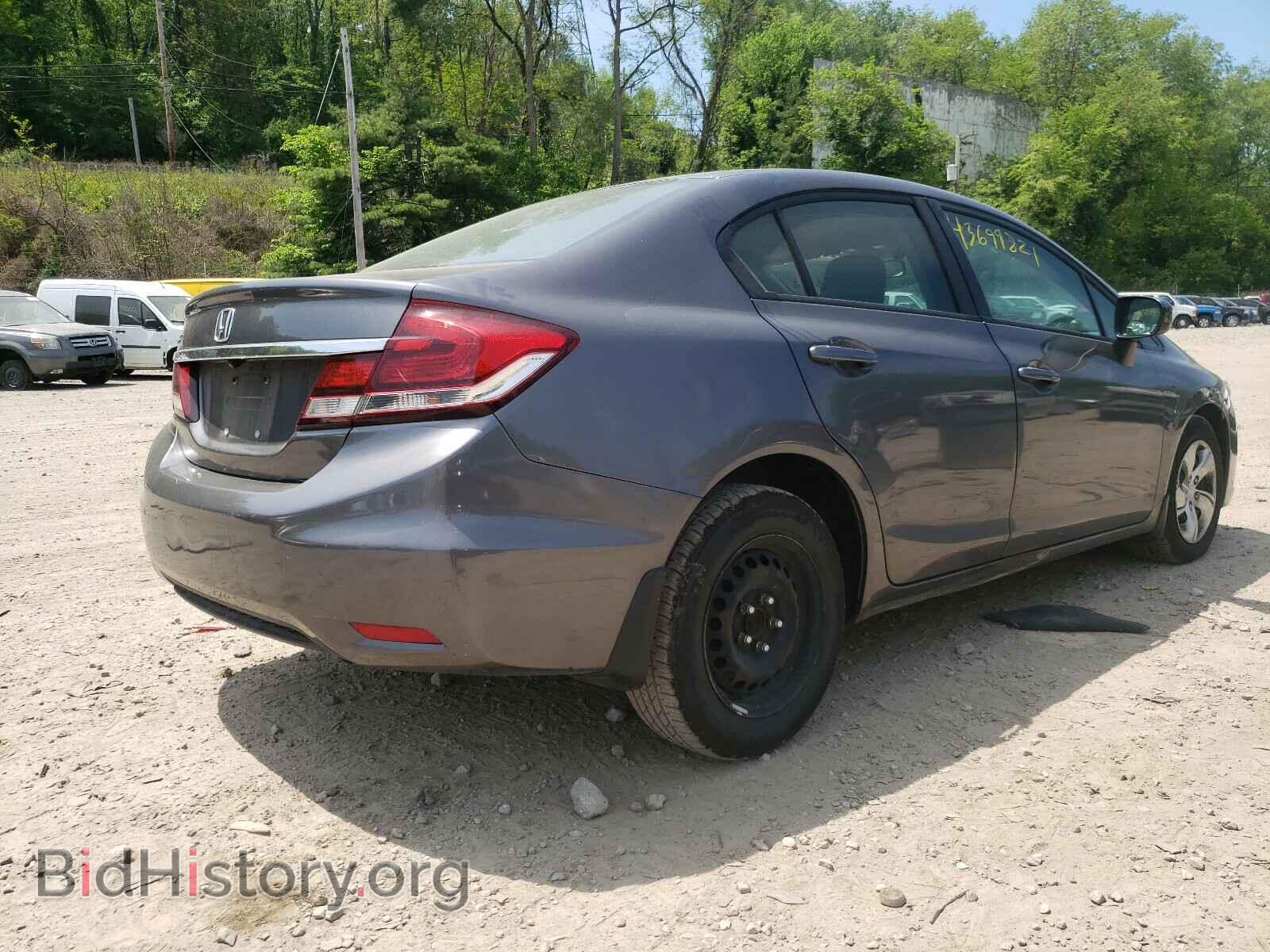 2014 HONDA CIVIC - VIN: 19XFB2F50EE231045 - Фото 4