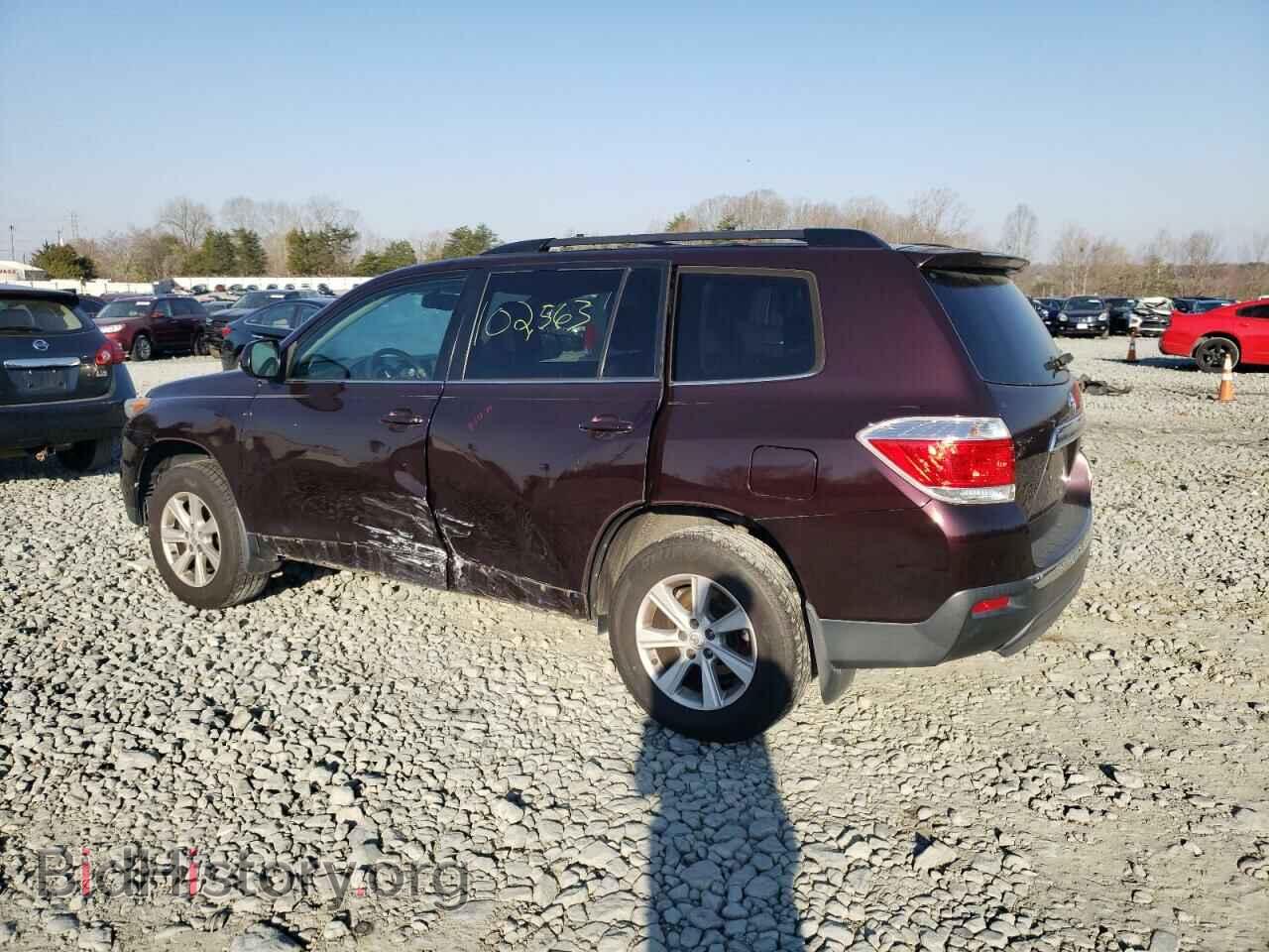 2013 TOYOTA HIGHLANDER - VIN: 5TDBK3EH8DS217916 - Фото 2