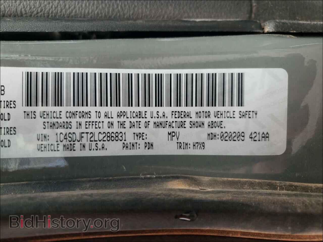 2020 DODGE DURANGO - VIN: 1C4SDJFT2LC286831 - Photo 10