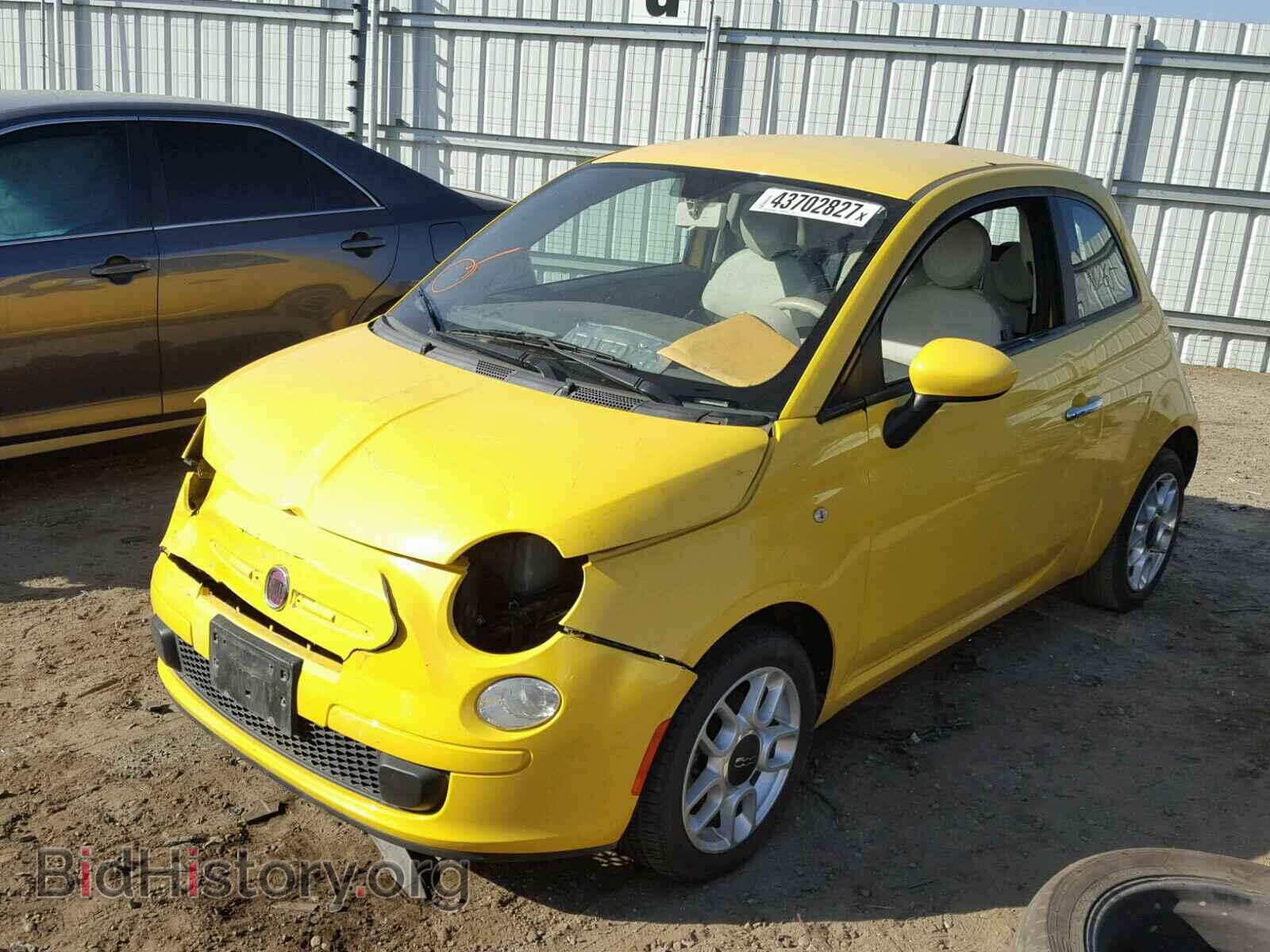 2012 FIAT 500 - VIN: 3C3CFFAR0CT131095 - Фото 2