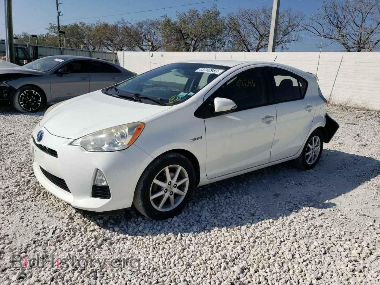 Photo JTDKDTB33C1013068 - TOYOTA PRIUS 2012