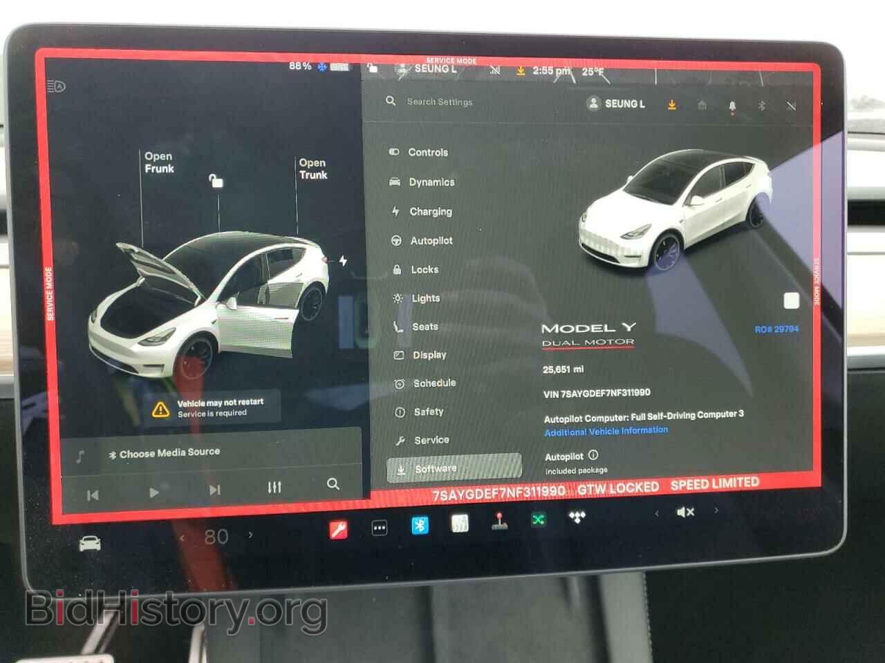 2022 TESLA MODEL Y - VIN: 7SAYGDEF7NF311990 - Фото 9