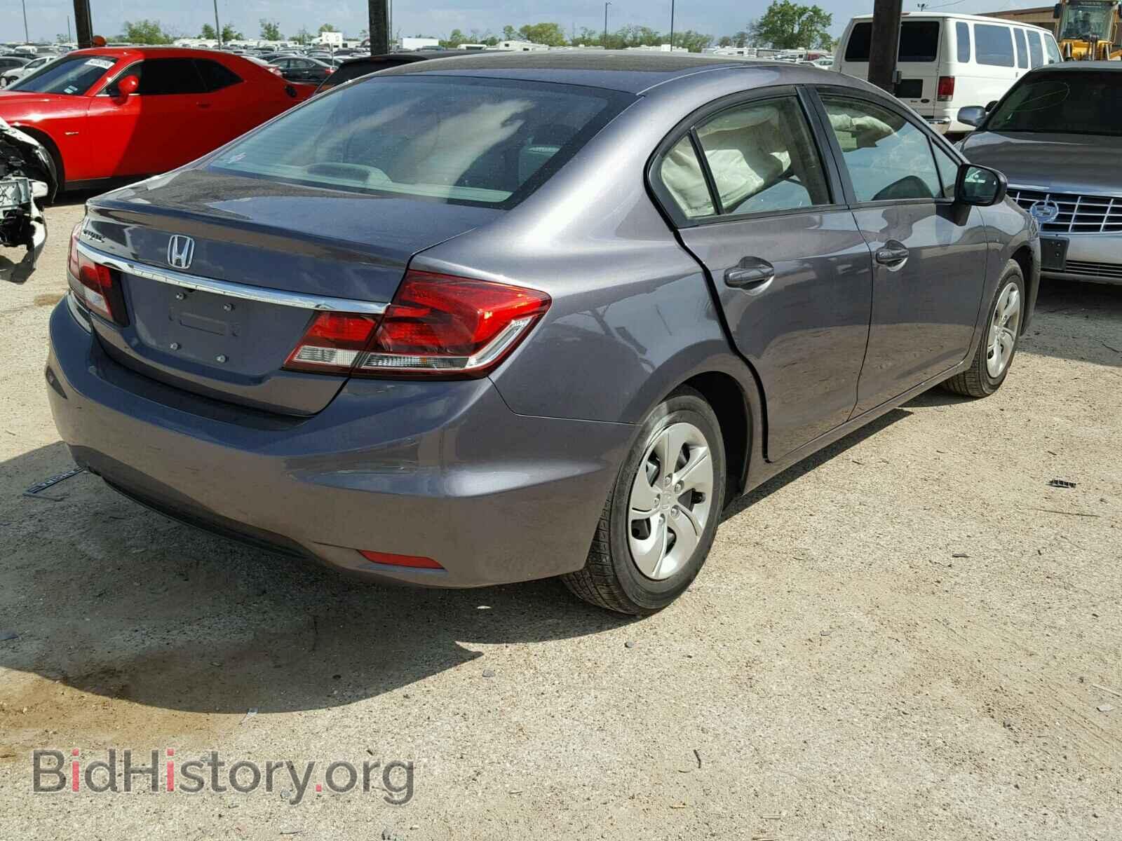 2014 HONDA CIVIC LX - VIN: 19XFB2F5XEE070512 - Фото 4