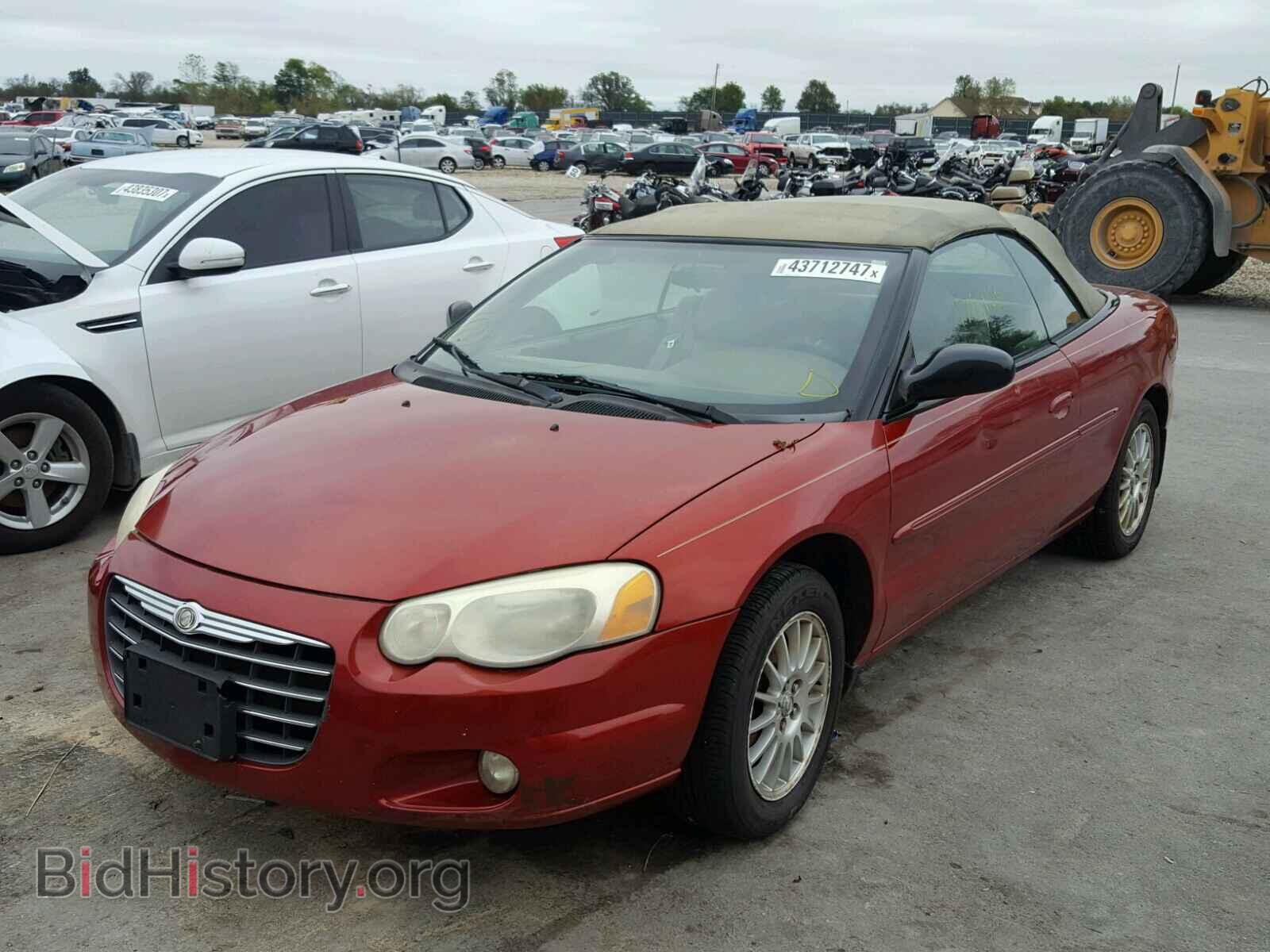 2004 CHRYSLER SEBRING - VIN: 1C3EL55R84N310797 - Фото 2