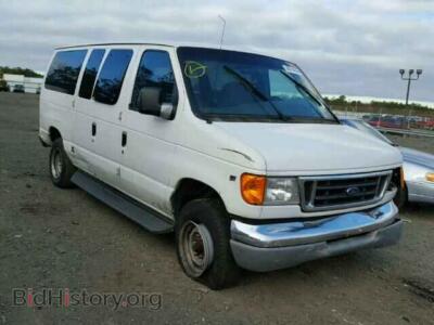 2006 Ford ECONOLINE, white — VIN 1FBNE31L76DB30445, Copart