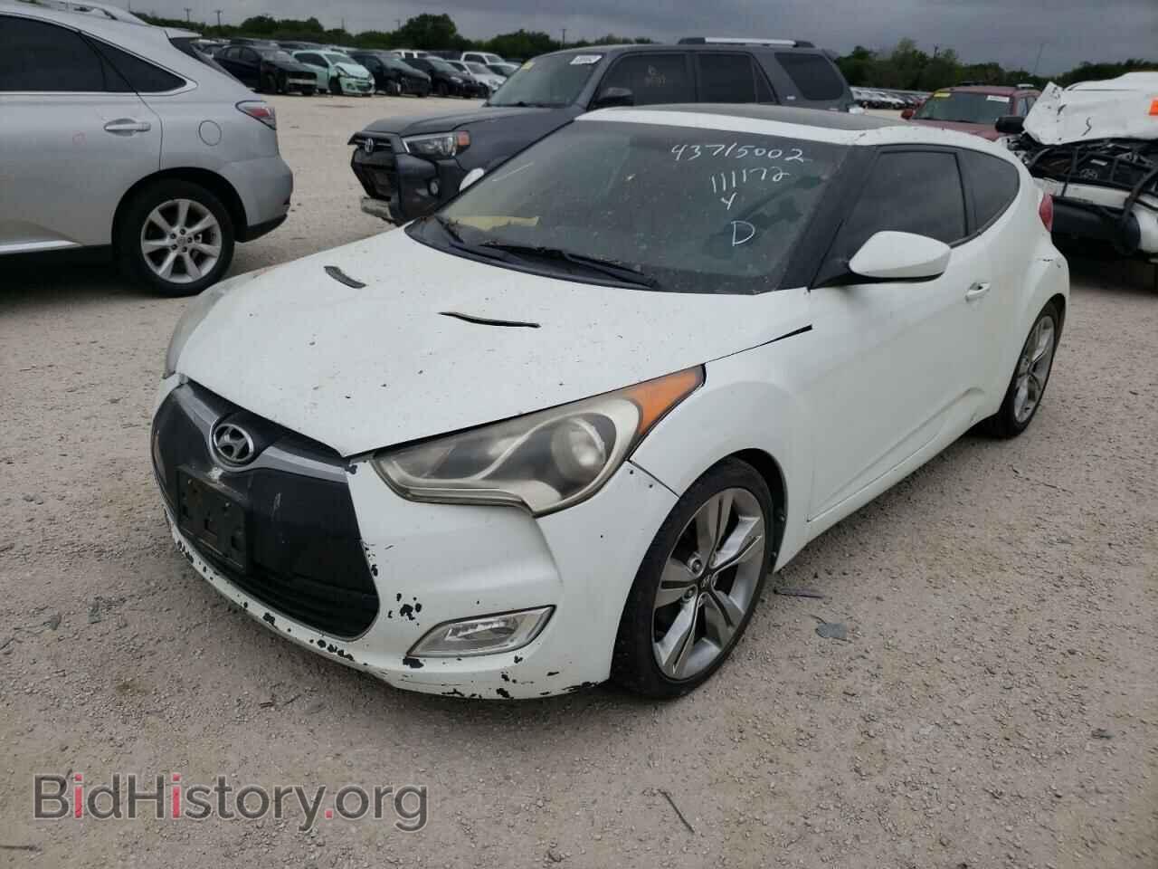 2012 HYUNDAI VELOSTER - VIN: KMHTC6AD3CU074286 - Фото 2