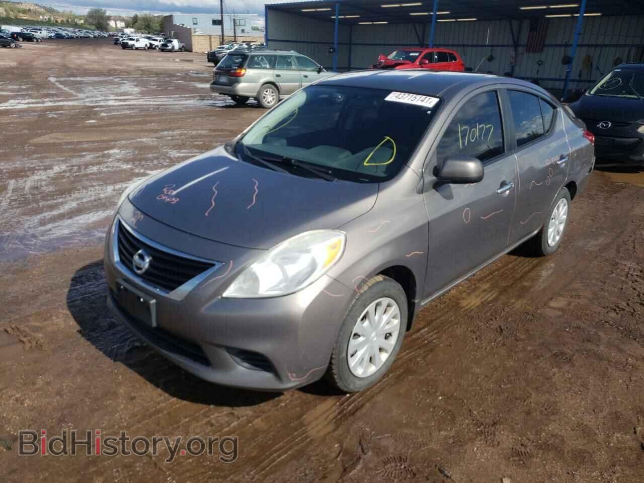 2012 NISSAN VERSA - VIN: 3N1CN7AP7CL890509 - Фото 2