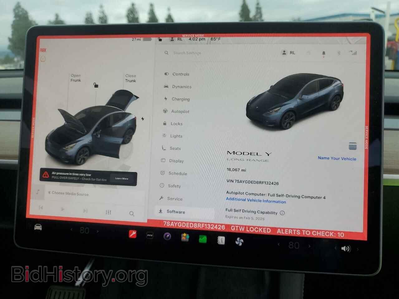 2024 TESLA MODEL Y - VIN: 7SAYGDED8RF132426 - Фото 9