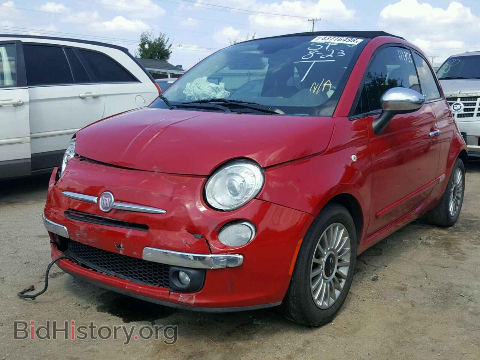 2012 FIAT 500 - VIN: 3C3CFFER5CT128591 - Фото 2
