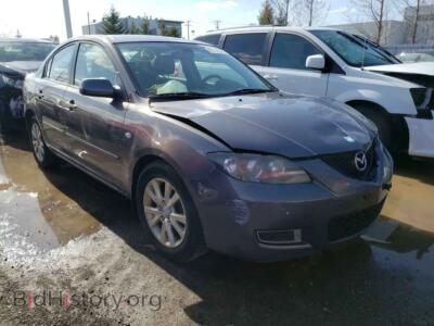 2008 Mazda 3 3 I, gray — VIN JM1BK32F081107903, Copart