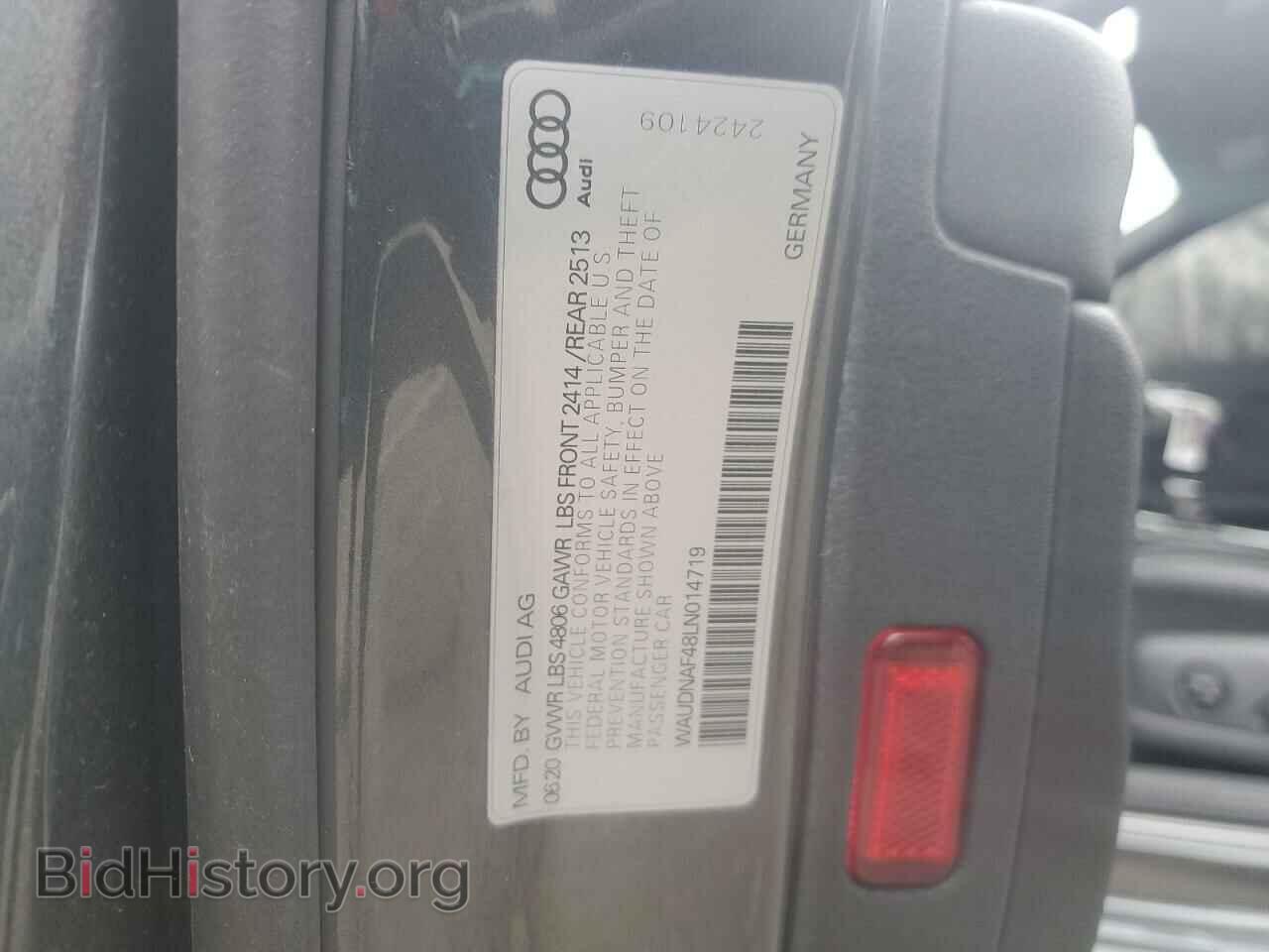 2020 AUDI A4 - VIN: WAUDNAF48LN014719 - Фото 12