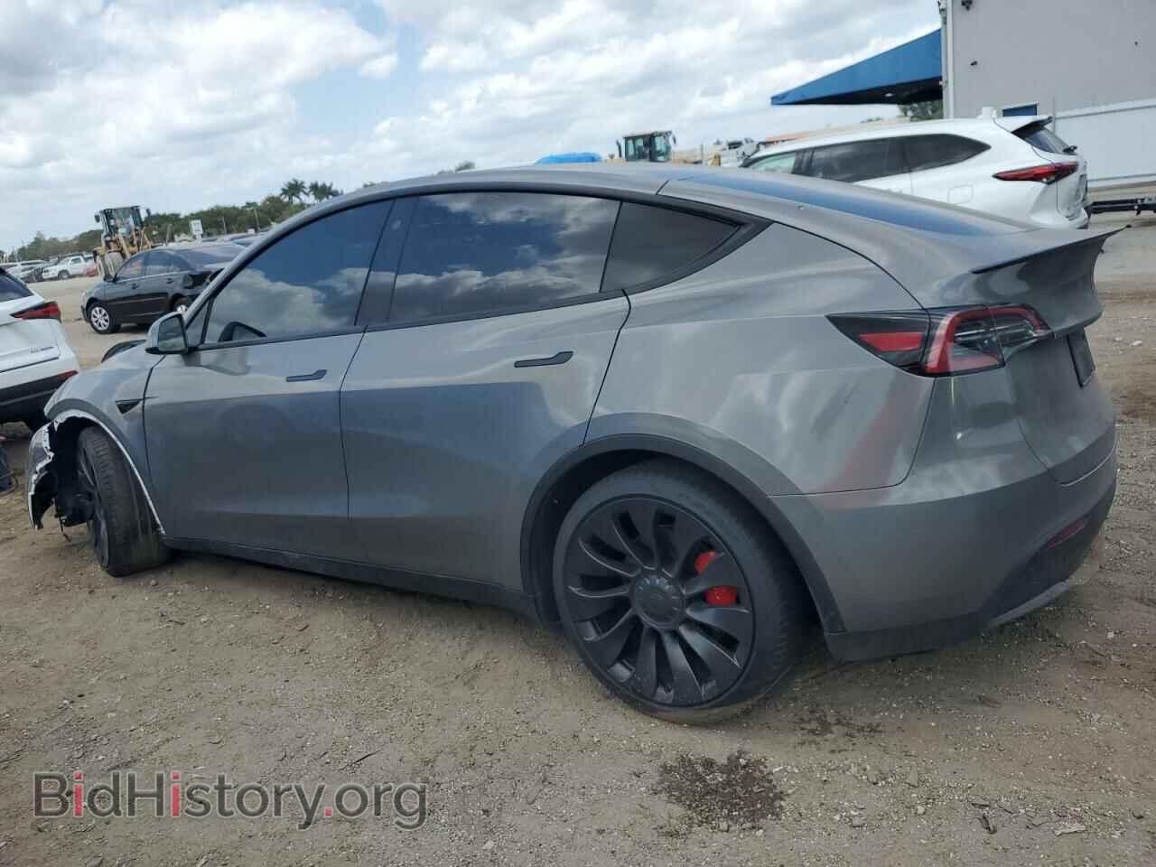 2022 TESLA MODEL Y - VIN: 7SAYGDEF4NF378627 - Фото 2