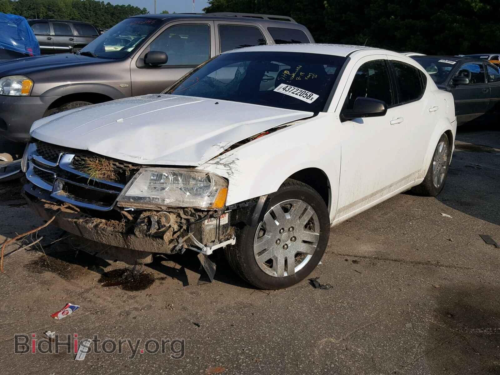 2014 DODGE AVENGER - VIN: 1C3CDZAB9EN115782 - Фото 2