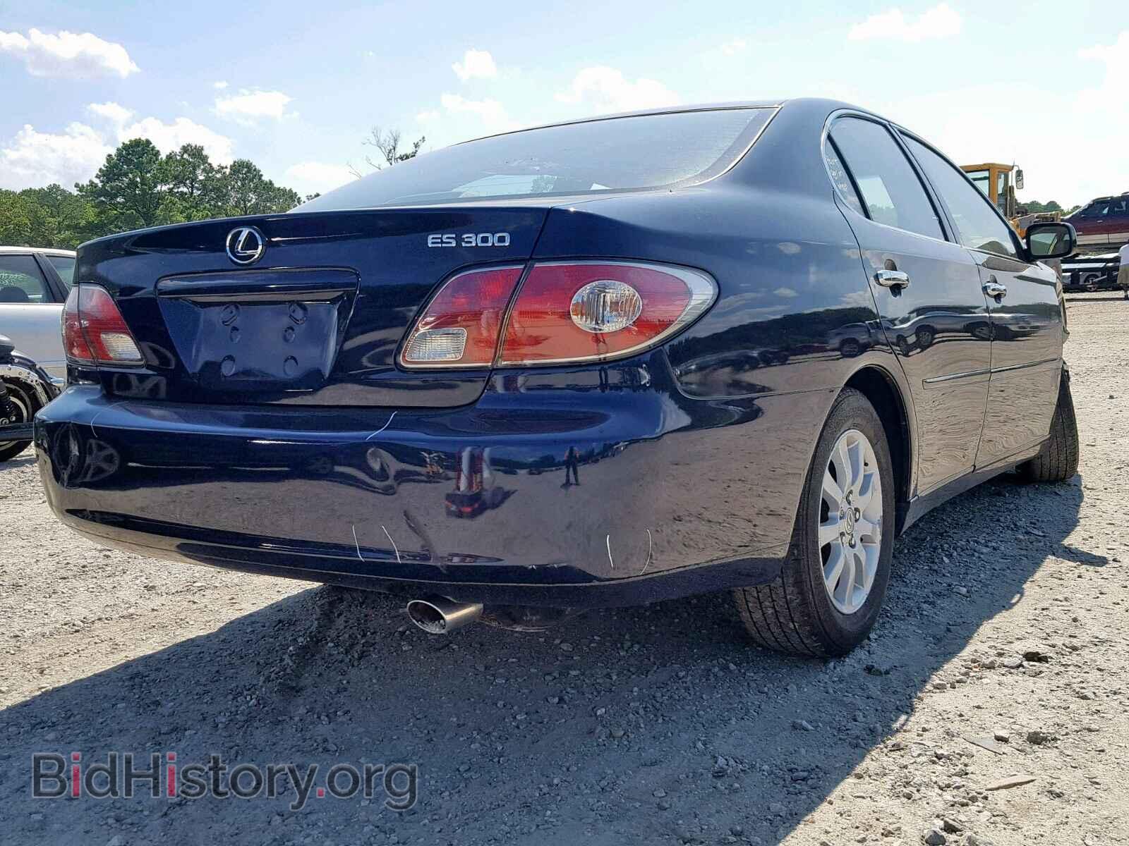 2003 LEXUS ES300 - VIN: JTHBF30G030103296 - Фото 4