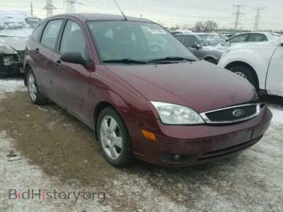2007 Ford FOCUS Focus ZX5, maroon — VIN 1FAHP37N87W306801, Copart