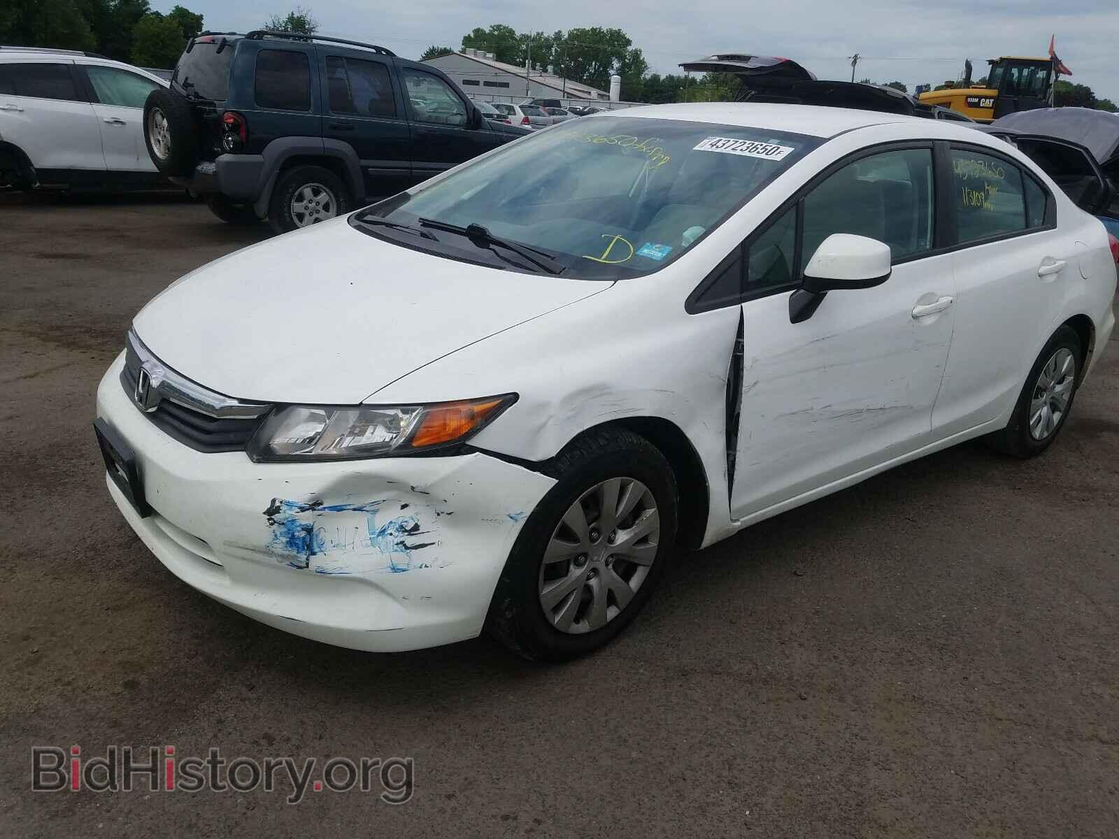 2012 HONDA CIVIC - VIN: 19XFB2F59CE379708 - Фото 2