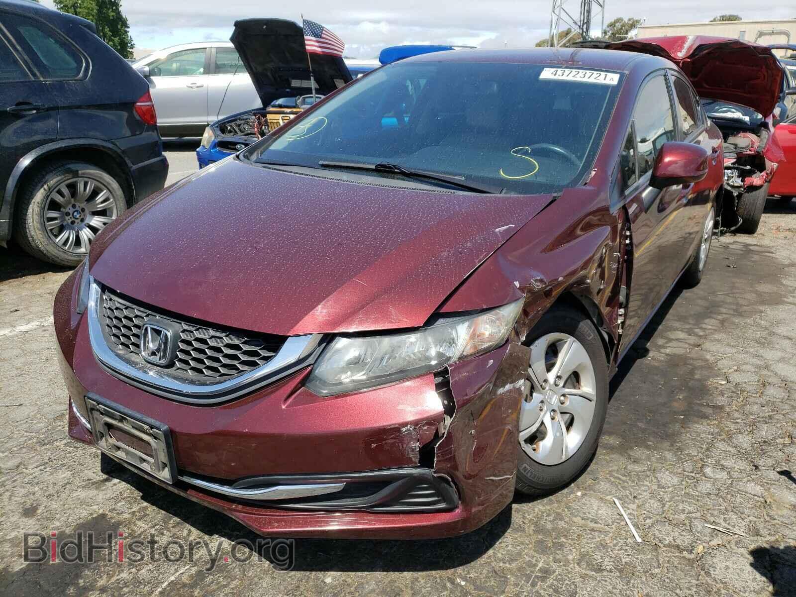 2013 HONDA CIVIC - VIN: 19XFB2F51DE237080 - Фото 2