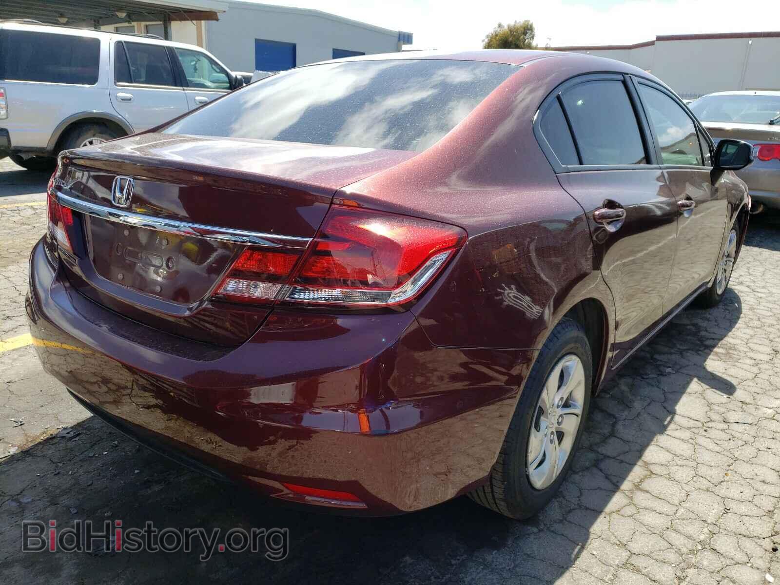 2013 HONDA CIVIC - VIN: 19XFB2F51DE237080 - Фото 4