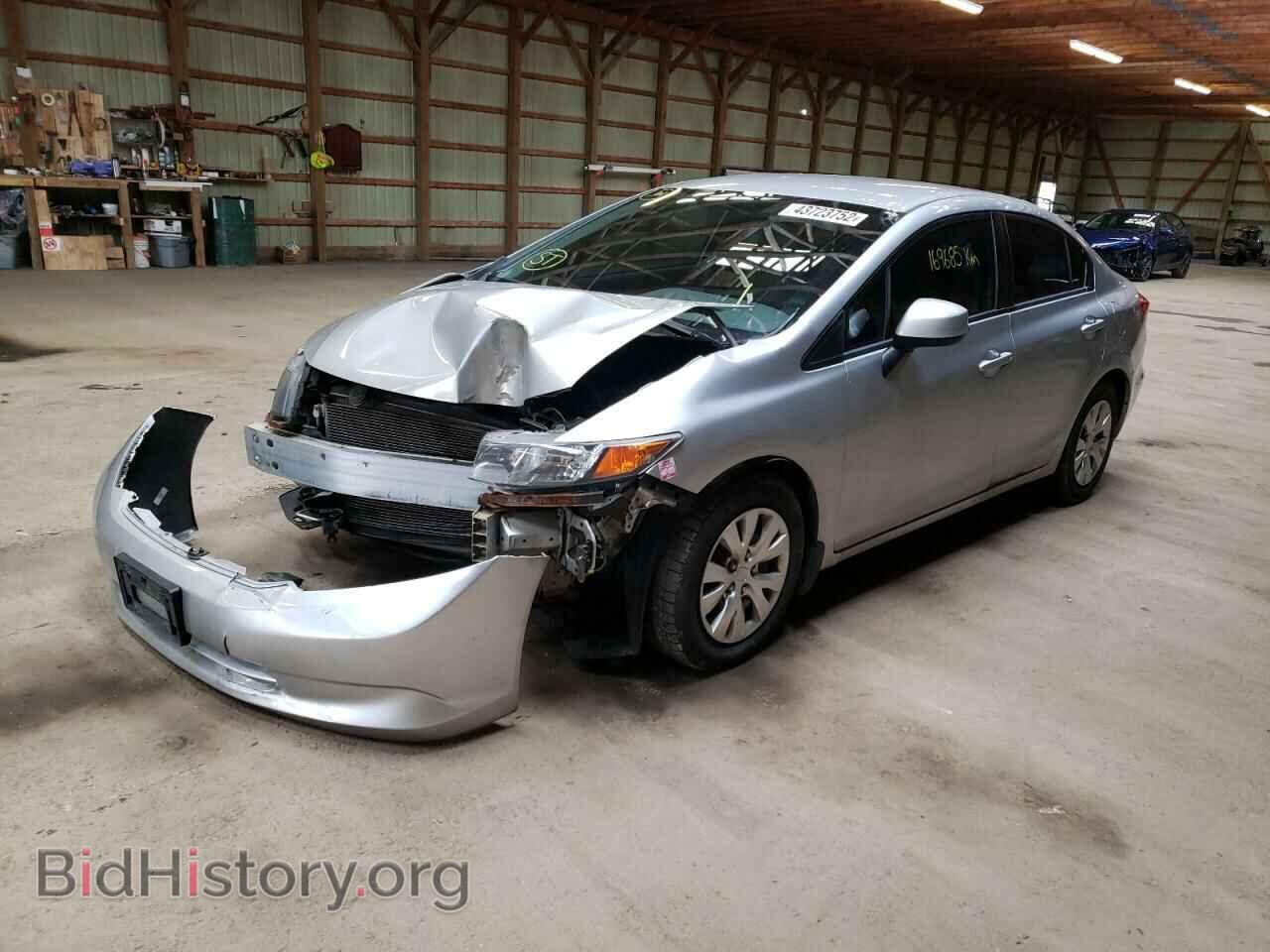 2012 HONDA CIVIC - VIN: 2HGFB2F42CH112777 - Фото 2
