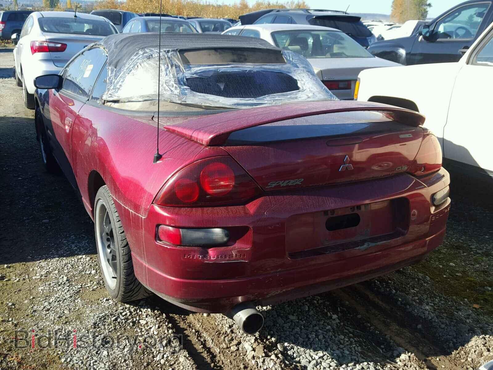 2001 MITSUBISHI ECLIPSE - VIN: 4A3AE45G01E166278 - Фото 3