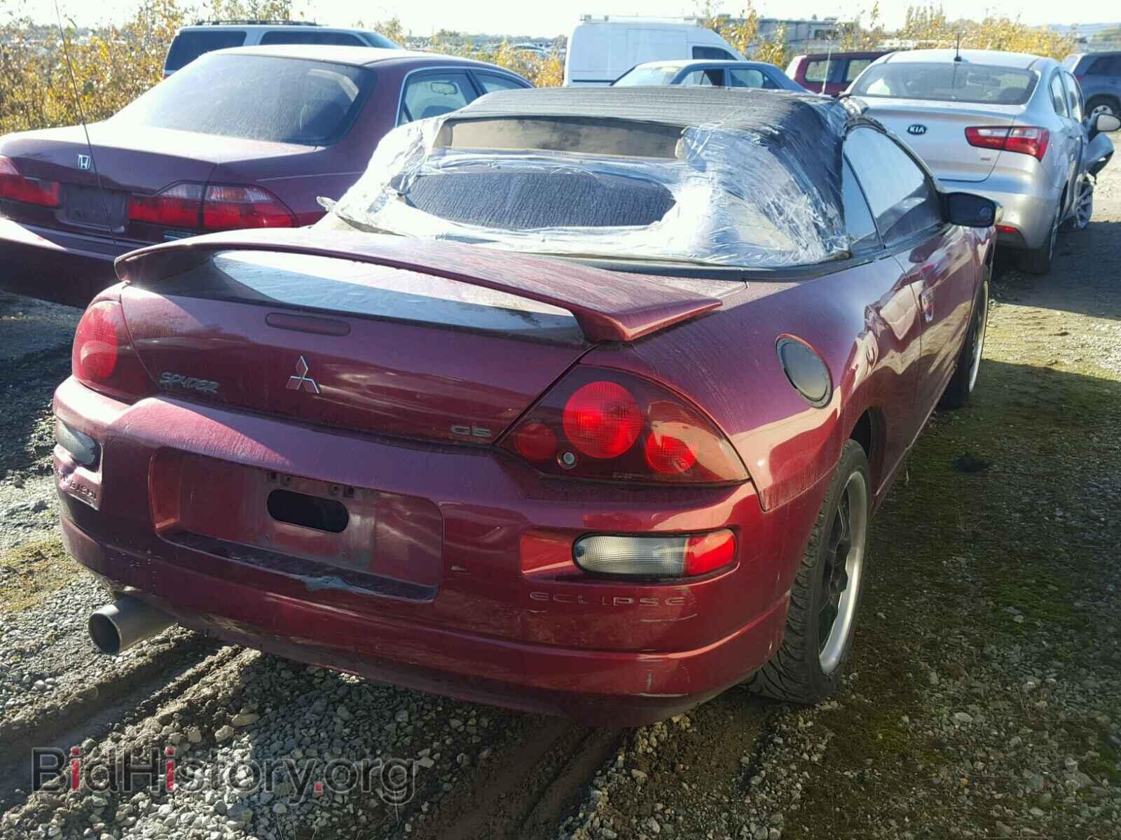 2001 MITSUBISHI ECLIPSE - VIN: 4A3AE45G01E166278 - Фото 4
