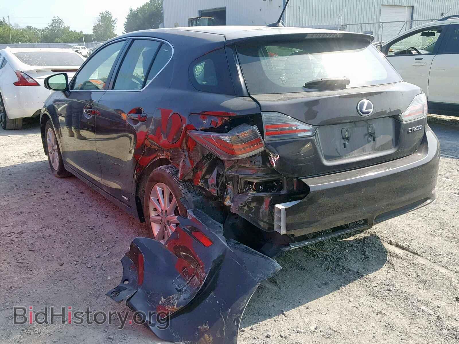 2013 LEXUS CT 200 - VIN: JTHKD5BH7D2140245 - Фото 3