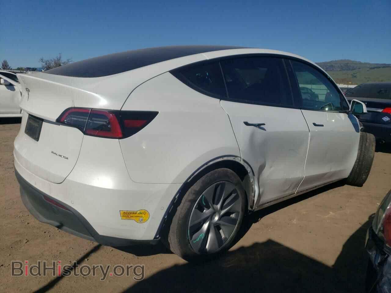 2022 TESLA MODEL Y - VIN: 7SAYGDEE0NF440015 - Фото 3