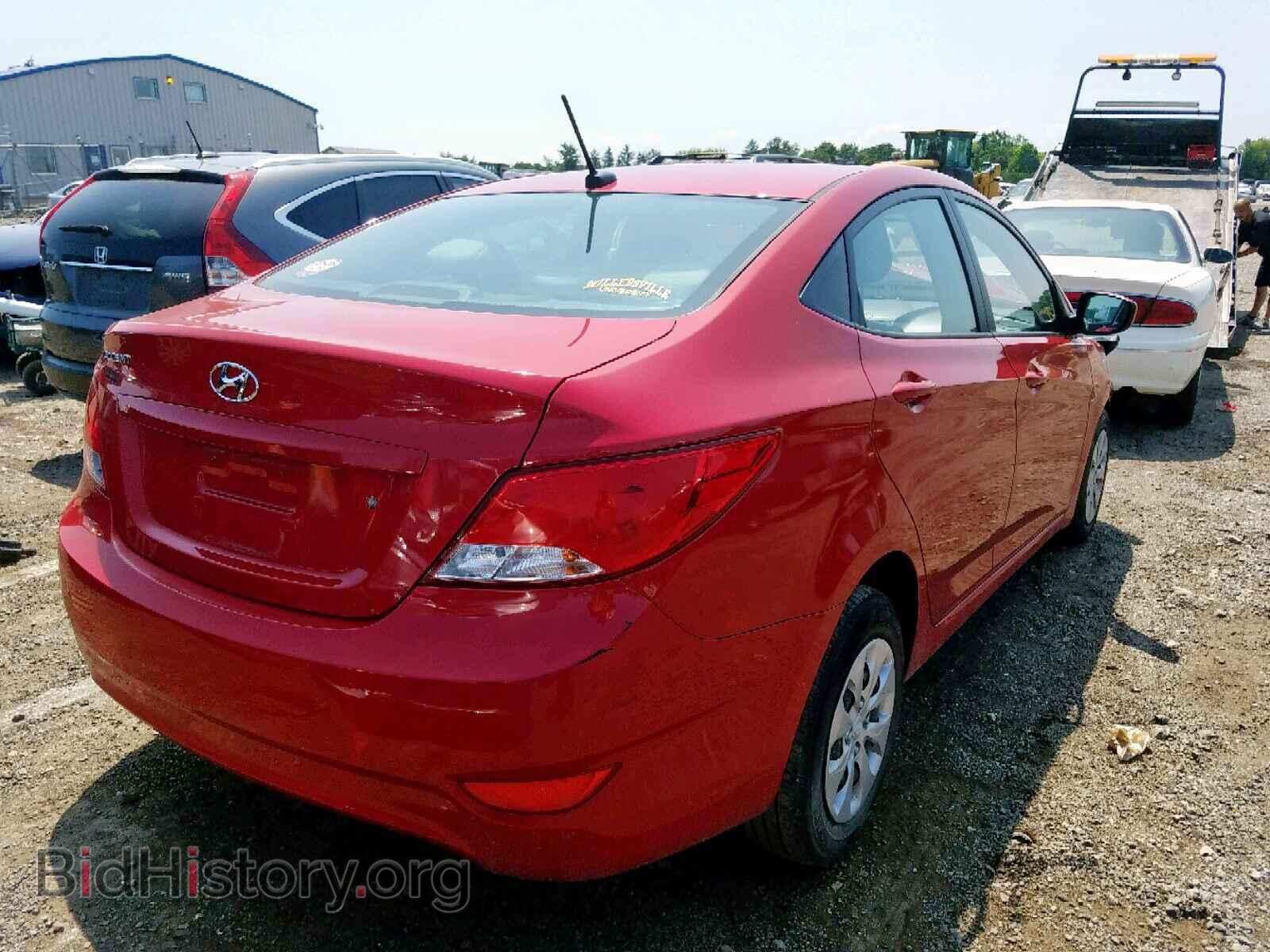 2016 HYUNDAI ACCENT - VIN: KMHCT4AEXGU987226 - Фото 4