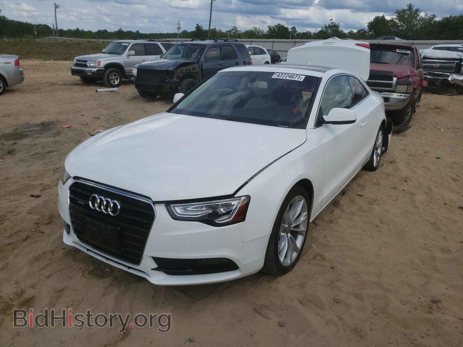 2014 AUDI A5 - VIN: WAUCFAFR4EA063138 - Photo 2