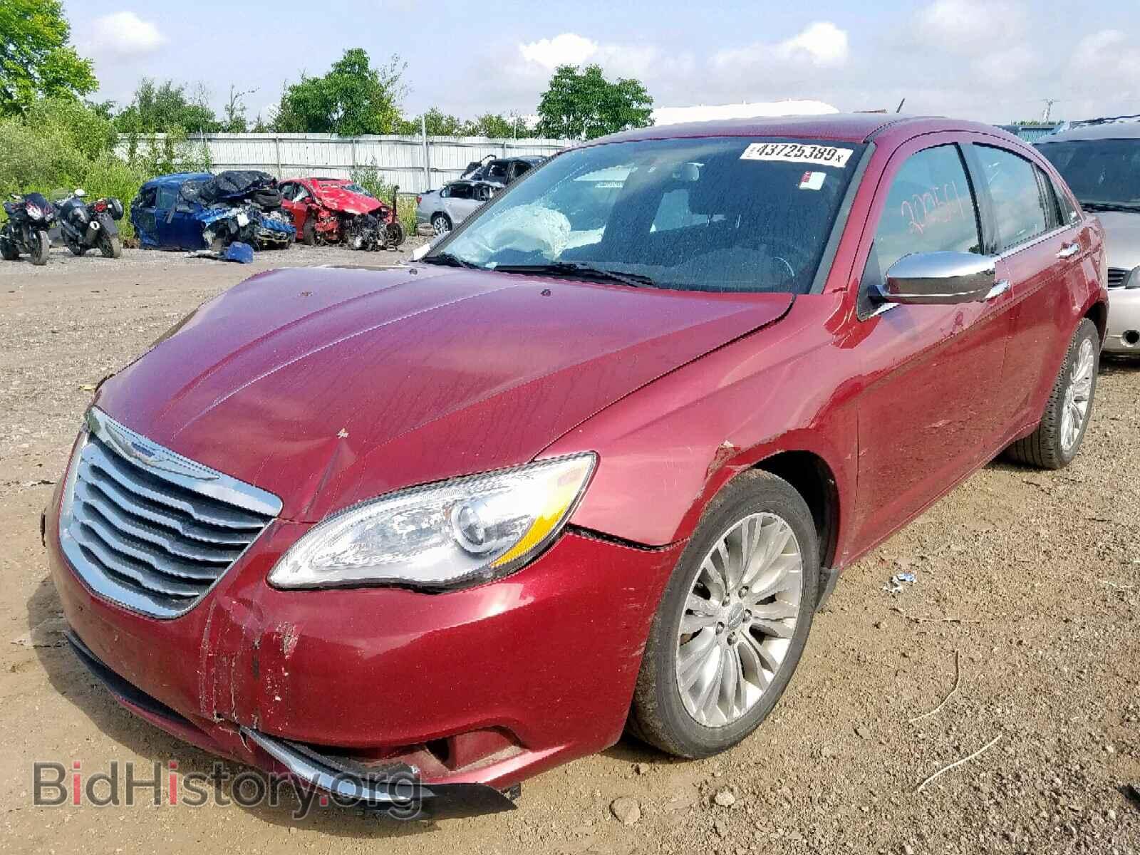 2012 CHRYSLER 200 - VIN: 1C3CCBCG7CN284473 - Фото 2