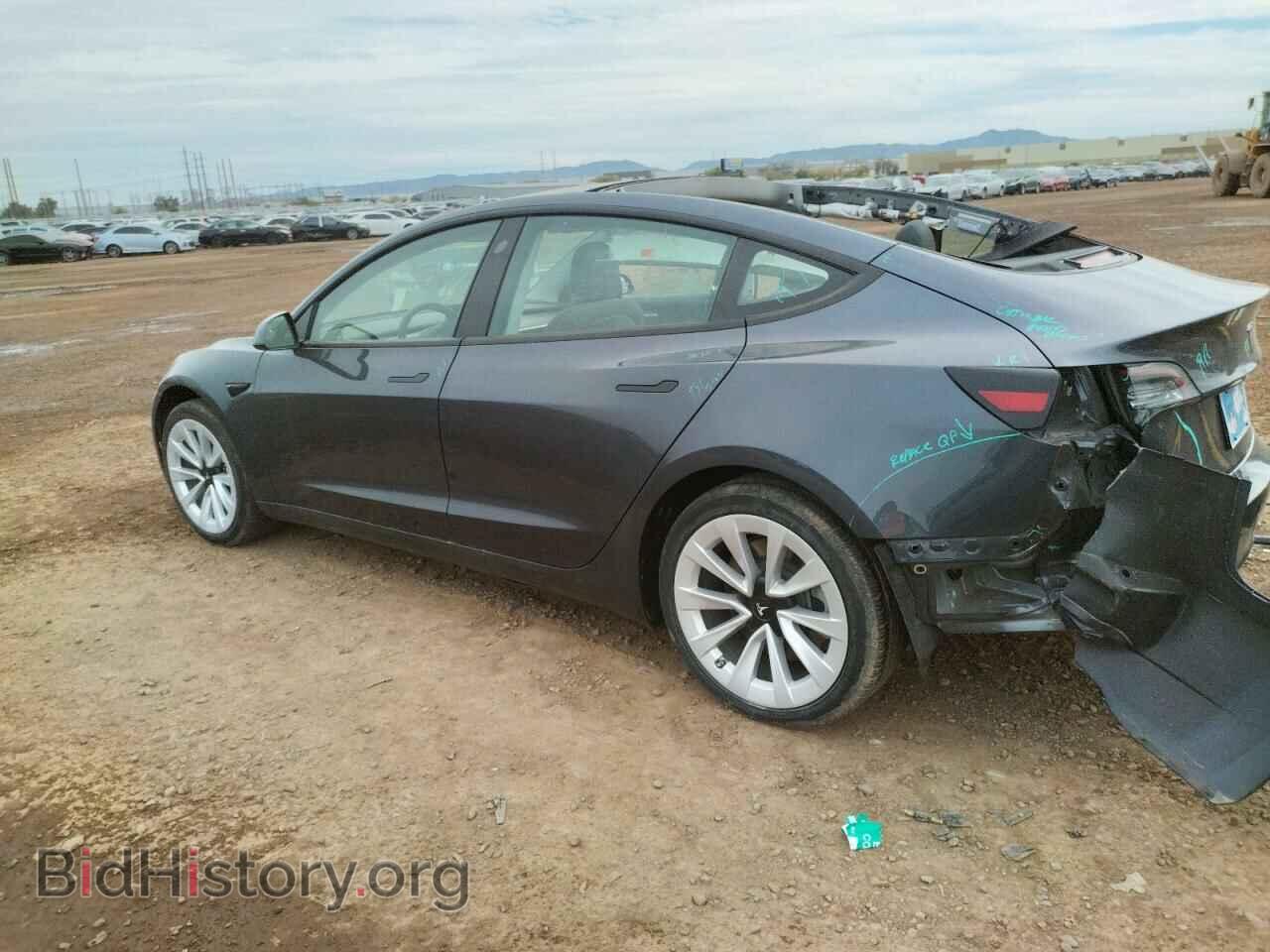 2022 TESLA MODEL 3 - VIN: 5YJ3E1EA9NF187804 - Фото 2