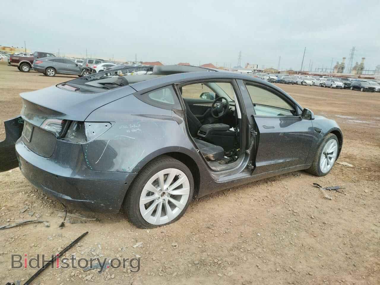 2022 TESLA MODEL 3 - VIN: 5YJ3E1EA9NF187804 - Фото 3