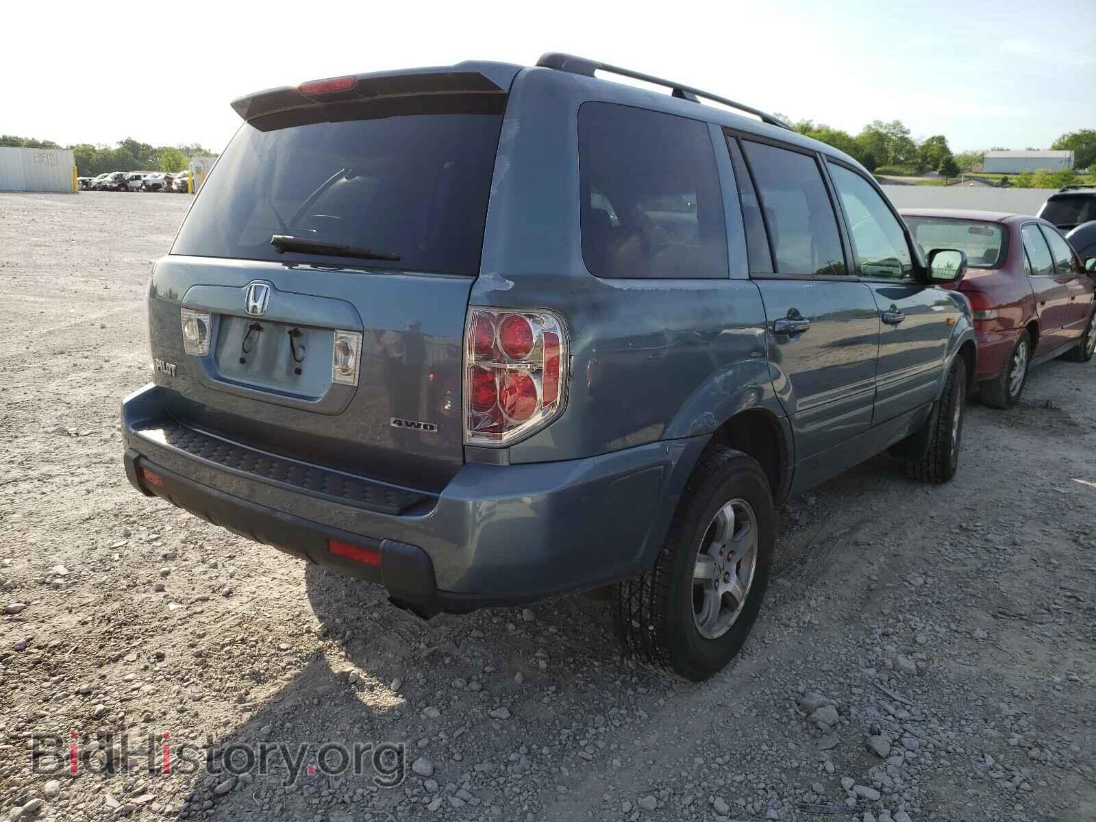2007 HONDA PILOT - VIN: 2HKYF18517H517456 - Фото 4