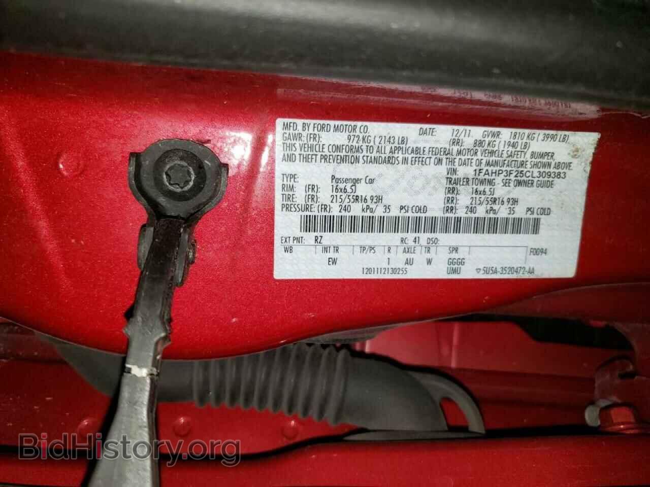 2012 FORD FOCUS - VIN: 1FAHP3F25CL309383 - Photo 10