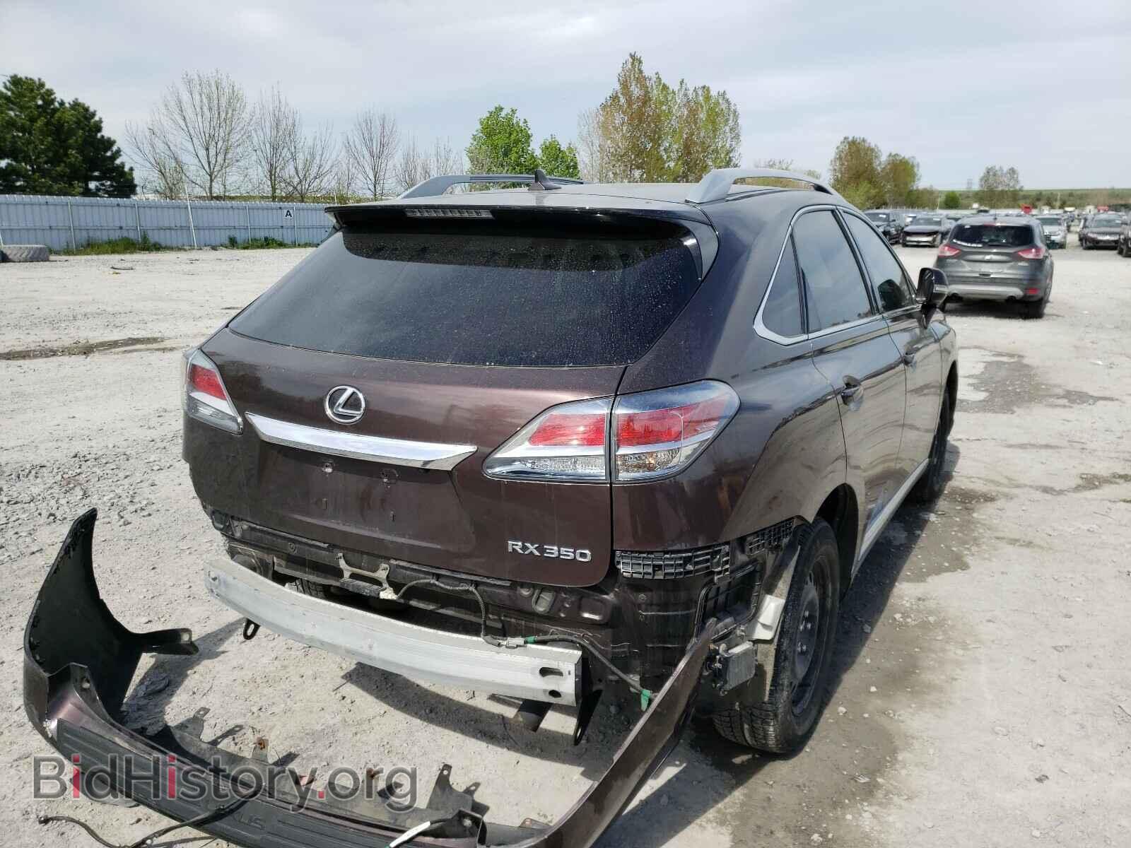 2013 LEXUS RX350 - VIN: 2T2BK1BA5DC216285 - Фото 4